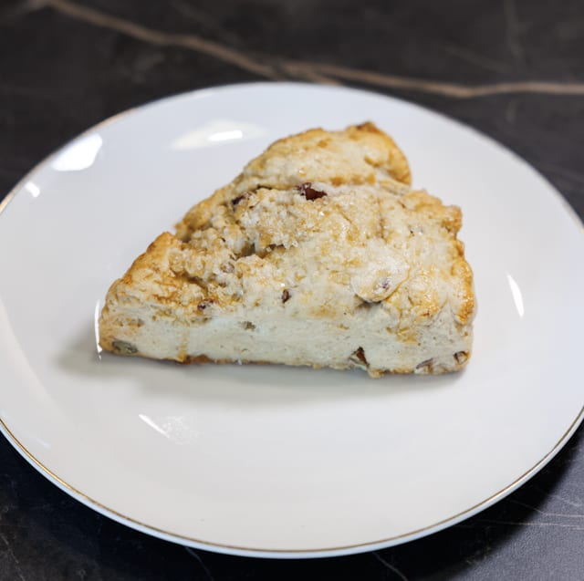 Brown Sugar Pecan Scone.